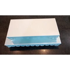 Display Stand Cupcake Chocolate Bakery Cake Wedding 2 piece lot metal white