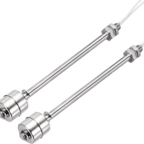 Stainless Steel Float Switch 150mm Rod 110V DC Vertical Water Level Sensor M10