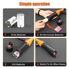 Battery Powered Electric Fuel Transfer Siphon Pump Gas Oil Water 2.4 GPM NEW US
