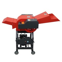 4-Blade Hay Cutter Pulverizer Feed Chaff Crop Straw Breaker 220V 400-800kg/h