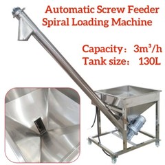 220V Pellet Feed Automatic Feeding Machine Screw Feeder Grain Particle Conveyor
