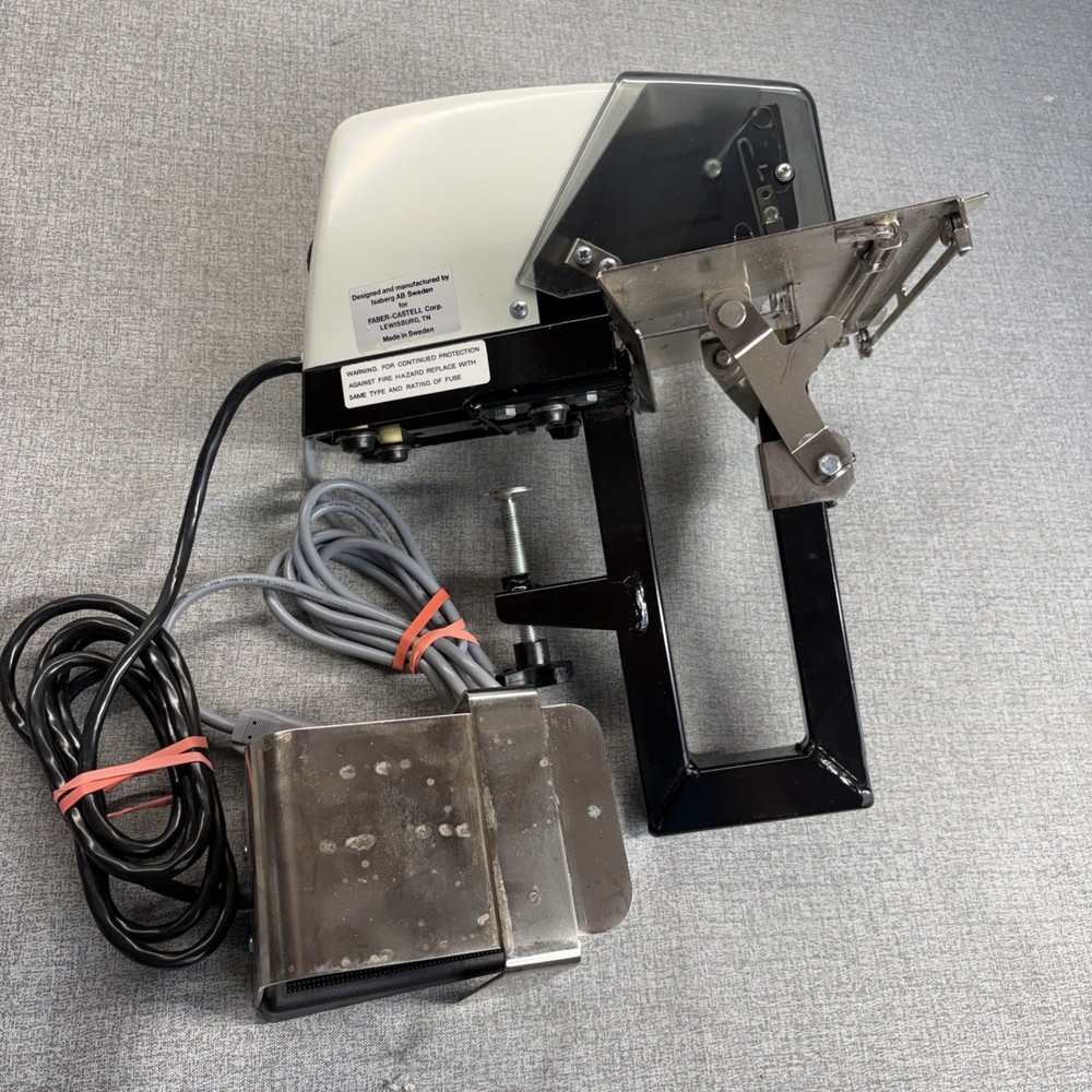 Faber-Castell FC-101 Electric Saddle Stapler W/Foot Control Made in Sweden