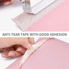 100 bags 5”x7” Rose Poly bubble Mailers Shipping Bags