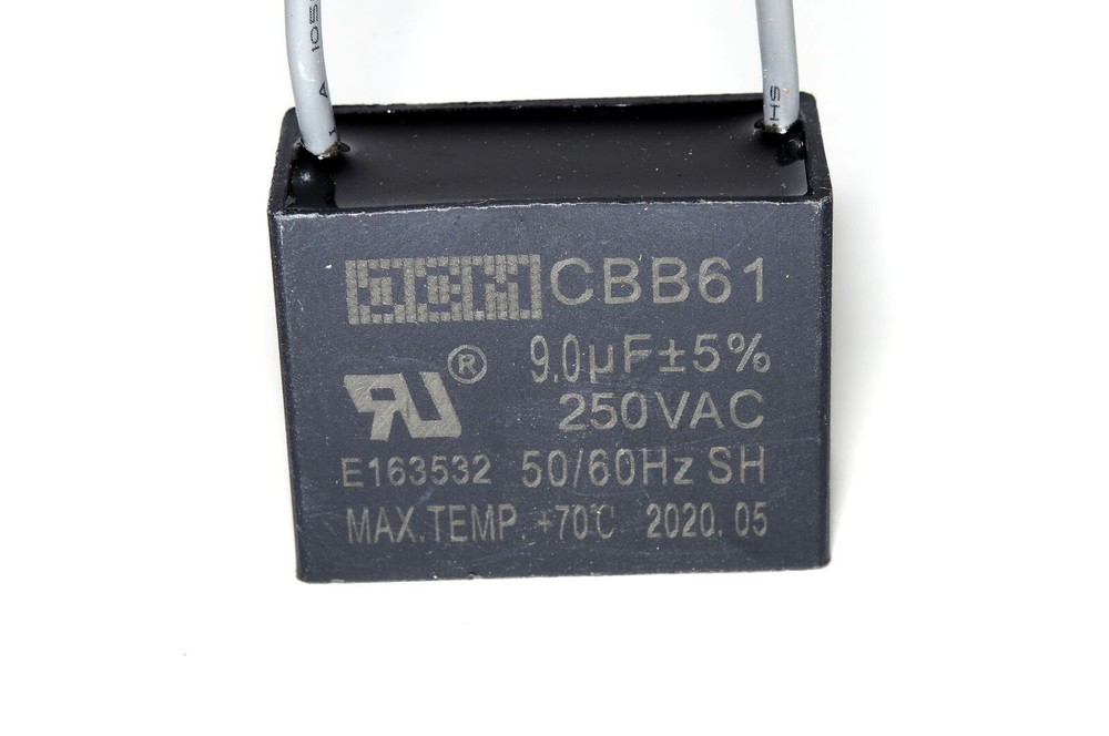9UF 250V AC 9 UF 250VAC MOTOR ELECTRIC CEILING FAN CAPACITOR CAP 9MFD MFD 9.0uf