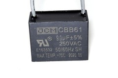 9UF 250V AC 9 UF 250VAC MOTOR ELECTRIC CEILING FAN CAPACITOR CAP 9MFD MFD 9.0uf