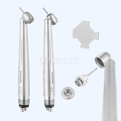 Dental 45° Degree LED Surgical High Speed Push Button Handpiece 4H E-generator