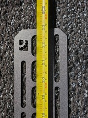 (QTY 2) Builtright Industries 201156 Tech Plate 23″ x 3″ MOLLE Mounting Panel