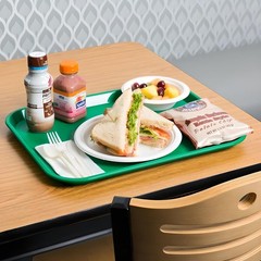 OCS Parts 14″ x 18″ Green Food Tray | Plastic Cafeteria Tray