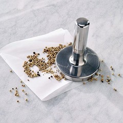 WORLD CUISINE ROUND MEAT POUNDER, 4.4 LBS. STAINLESS STEEL 42501-20
