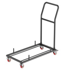 Folding Chair Rack Cart for 25 Chairs of 300 LBS L-shape Horizontal
