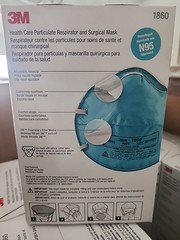 3M™ 1860 N95 Adult Face Mask Particulate Respirator – 1 Case – 6 Boxes – QTY 120
