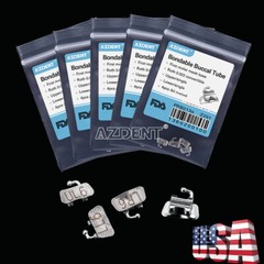 50Packs Dental Orthodontic 1st Molar Buccal Tube Roth .022″ Bondable Convertible