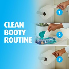 FLUSHABLE SOFT CLEANSING WIPES Bathroom Gentle Clean Personal Hygiene Use 4 Pack