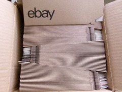 (100) 5 x 7 EBAY BRANDED PAPERBOARD MAILJACKET ENVELOPE