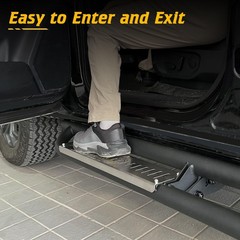 Running Boards for Ranger 2019-2025 Stainless Steel Paintable Non-Slip Steps