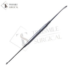 Dunning Elevator and Curette, Double Ended, 3mm x 5mm Cup, 3mm Blade
