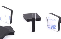1″ Sq Rubber Feet Electronics Laptops Boomboxes Vintage Radios Video Console