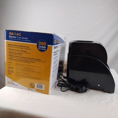 Royal Sovereign QS-1AC Quick Sort Electric Coin Sorter Machine Black