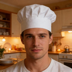 Unisex Chef Hat Adjustable Elastic Baker-Cap-Reusable-Kitchen-Cooking-Hats for M