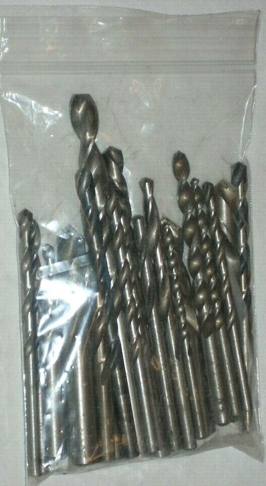 1 lb High Speed Drill Bits for Metal Drilling Various Sizes Jobber Length