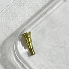 NC Dental Closure Screw NC Healing Cap Abutment Height 0/0.5mm Fits ITI Yellow