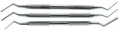 Dental Root Canal Pluggers 1/3, 5/7, 9/11 Double Ended Filling 3 Pcs Instruments