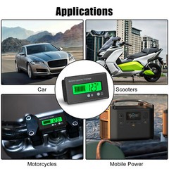 12V/24V/36/48V Battery Status Charge LCD Digital Indicator Monitor Meter Gauge