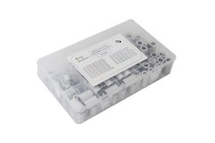 Aluminum Spacer Standoff Bushing Assortment Kit 3/4″ OD x 3/8″ ID (139 pcs)
