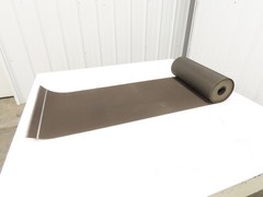 16″W x 21′ 10″ Soft Top Polyester Nylon Conveyor Belt Tan 1/8″Thick Laced