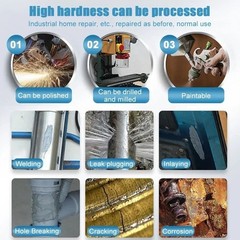 Welding Grade Metal Casting Repair Adhesive Machinable Grindable Paintable Glue