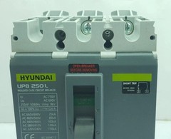 Hyundai UPB 250L Molded Case Circuit Breaker 200 Amps 3 Pole