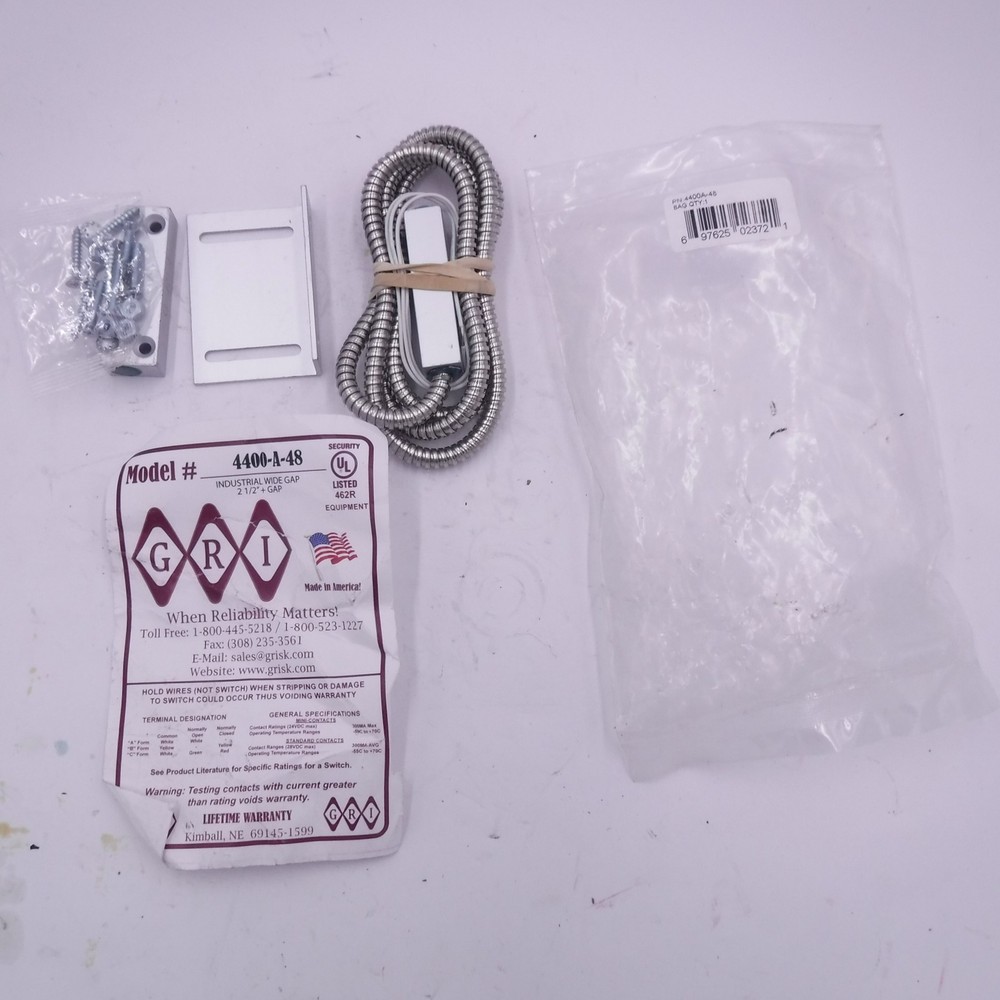GRI Aluminum 48″ Wide Gap Switch Set 2-1/2″Gap Closed Loop 4400A-48