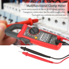 UNI-T Digital Clamp Meter UT202A+, AC Current TRMS HVAC Volt Amp Ohm Meter Clamp