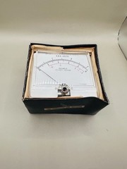 NOS Heathkit Simpson 4.5″ Rectangular Panel Meter RMS Volts DB 200uA 1329 W/ Box