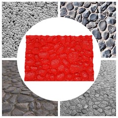 Seamless Texture Stamp Mat for Concrete Molding, 22.83×17.13 Inch Durable PU