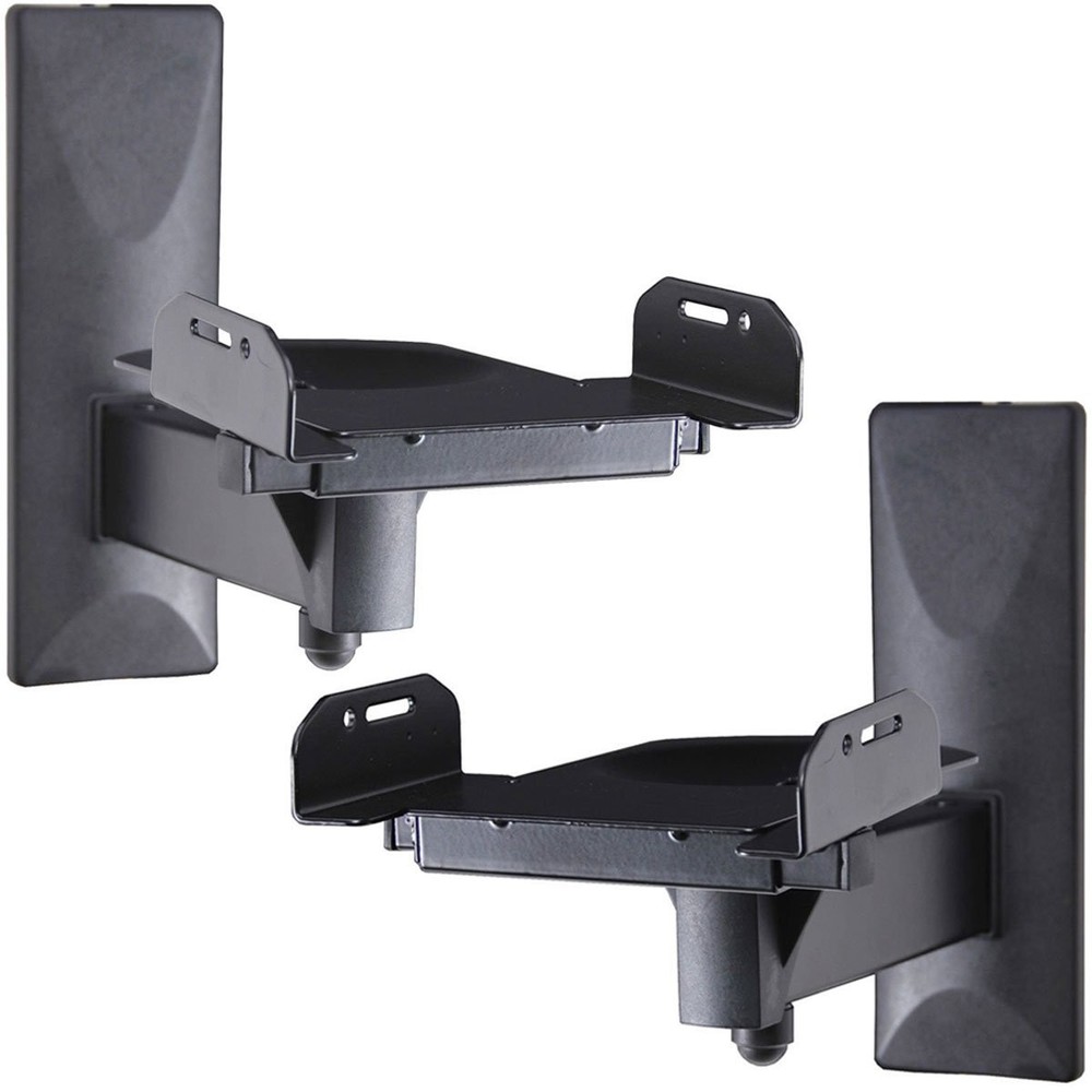 VideoSecu One Pair of Side Clamping Bookshelf Speaker Mounting Bracket with S…