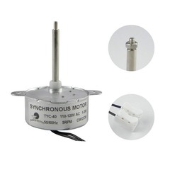 TYC-40 110V AC Small Gear Synchro Motor 5/6RPM CW/CCW by Electric Motor Suppl…