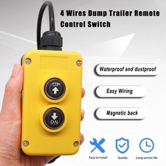 4 Wire Remote Control Switch 12V DC for Dump Trailer Truck Lift