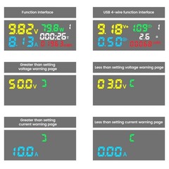 High Quality USB Type C Multimeter Voltage Current Tester with LCD Display