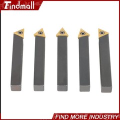 Findmall 5Pcs 1/2″ Indexable Carbide Insert Turning Tooling Bit Holder For Lathe