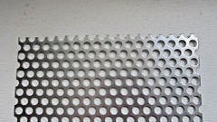 1/2″ HOLE ALUMINUM PERFORATED METAL–10-1/2″ X 12″