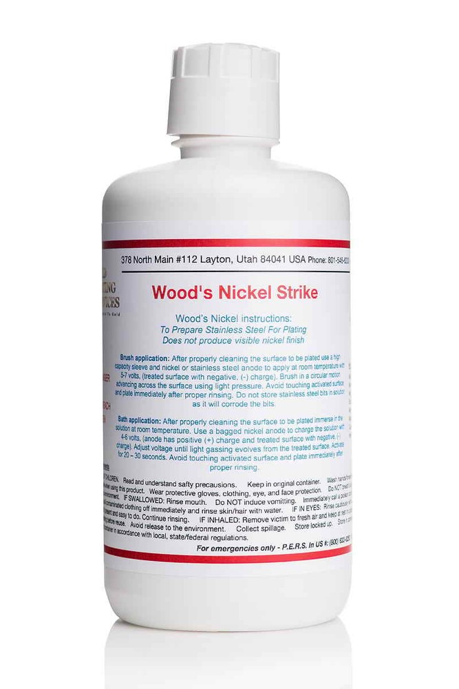 Woods Nickel Strike – 1 liter – Electro Plating Supplies