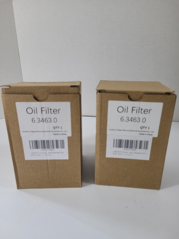 Lot of Two Filters; 6.3463.0 Fits For Kaeser Air Compressor Oil Filter