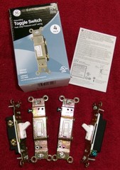 General Electric Grounding Toggle Switch 4 Pack