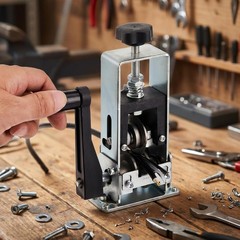 Portable Manual Wire Stripping Machine 0.06-1 in Hand Crank Wire Stripper Tool