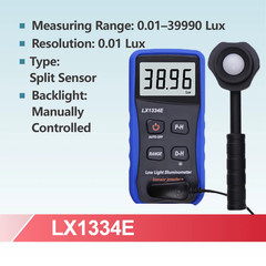 Digital Lux Meter Illuminance Tester 40000‑200000Lux Split or Integrated for Off
