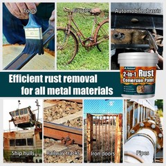 Rust Converter & Metal Primer 35 oz Heat-Resistant Anti Rust Coating – Stops