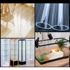 Translucent PVC Plastic Sheet Thin Clear Plastic Panel PVC Plat Thick 0.3mm-2mm