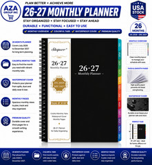 2026-2027 Monthly Planner – Academic Planner/Calendar 2026-2027, JUL 2026 – DEC