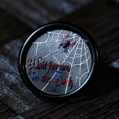 Wax Seal Stamp Kit Halloween Spider Web Brass Head with Wooden Handle for Inv…